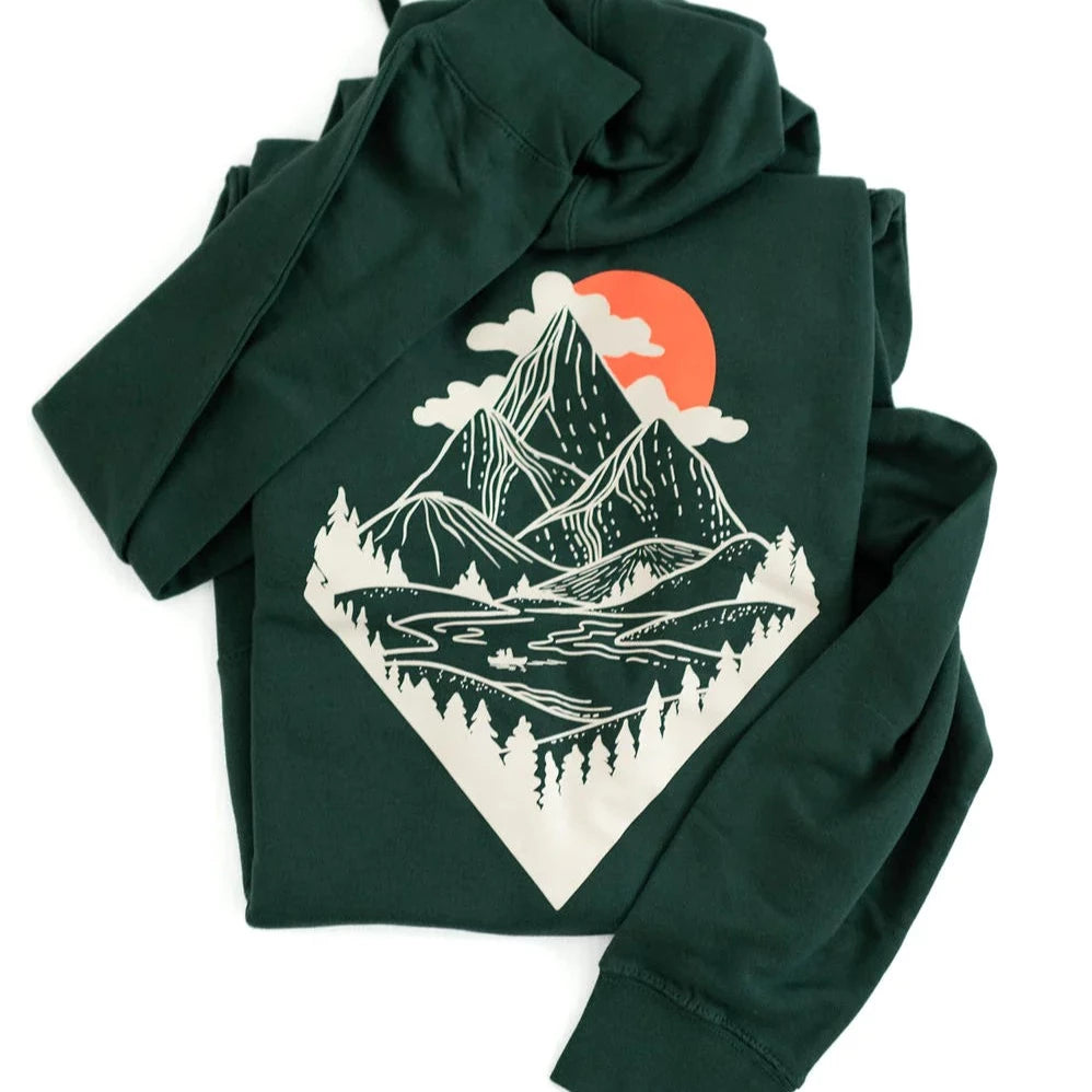 Lake & Life Unisex Mountain Hoodie Alpine