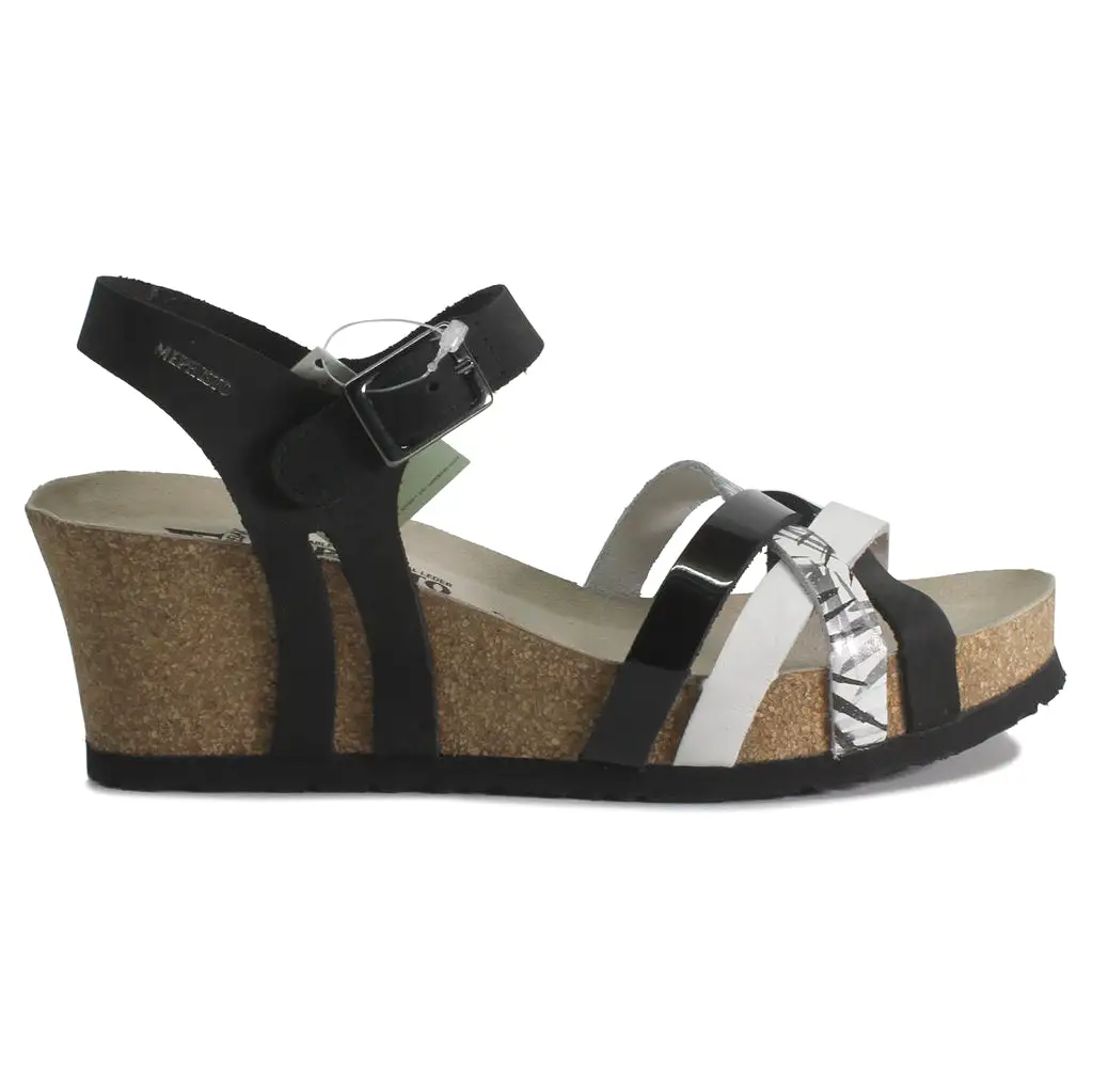 Lanny Nubuck Leather Women's Wedge Sandals