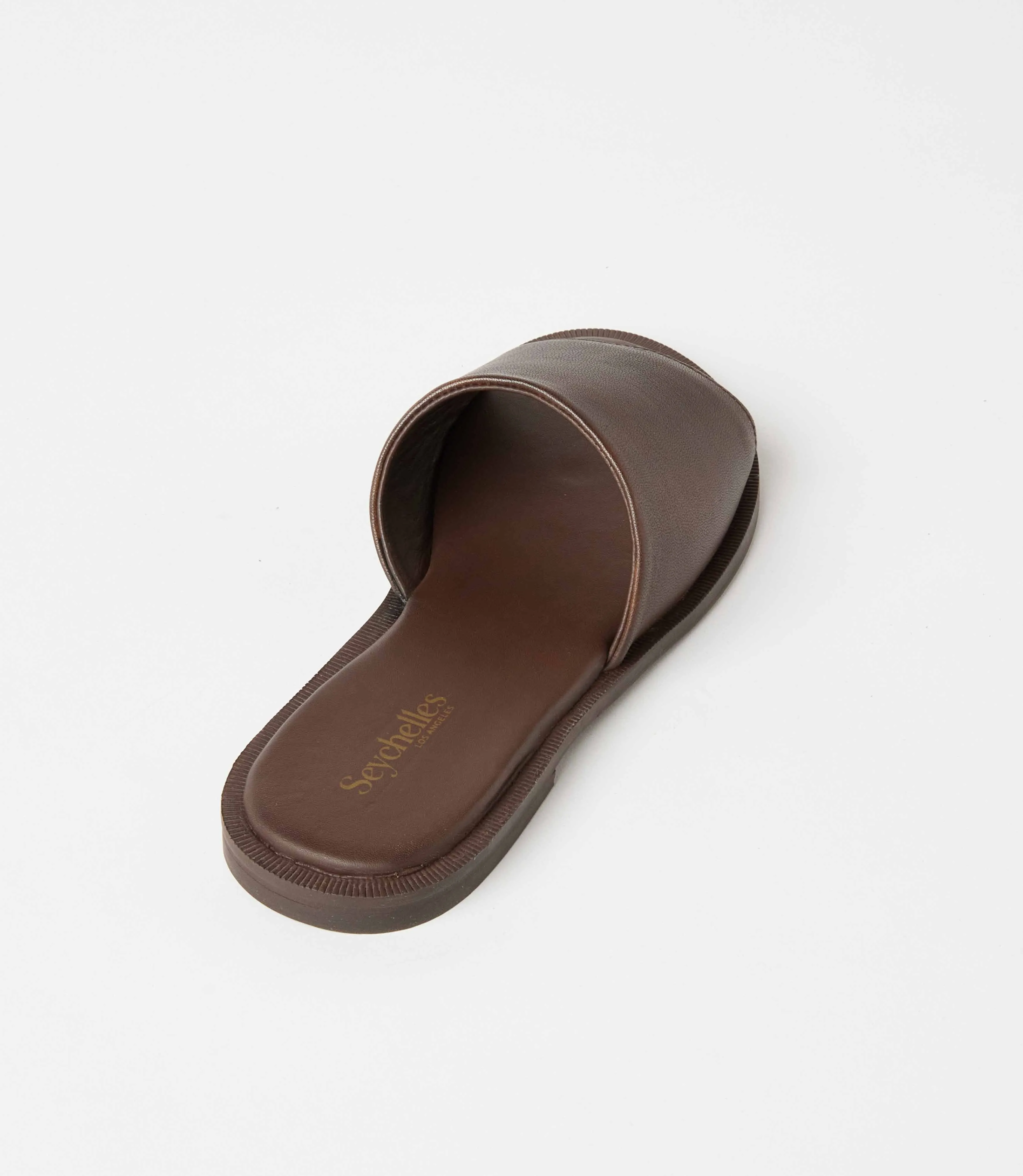 Leather Slide Sandals