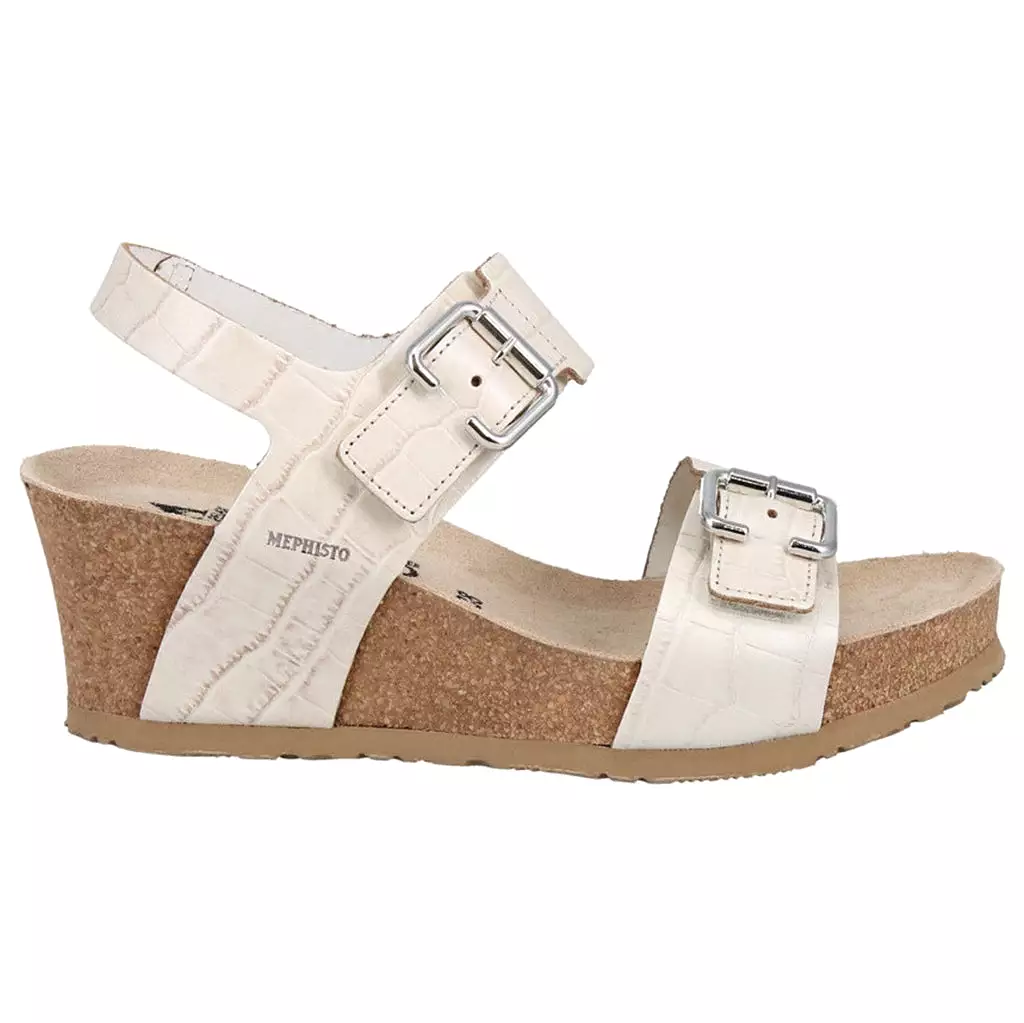 Lissandra Nubuck Leather Women's Wedge Sandals