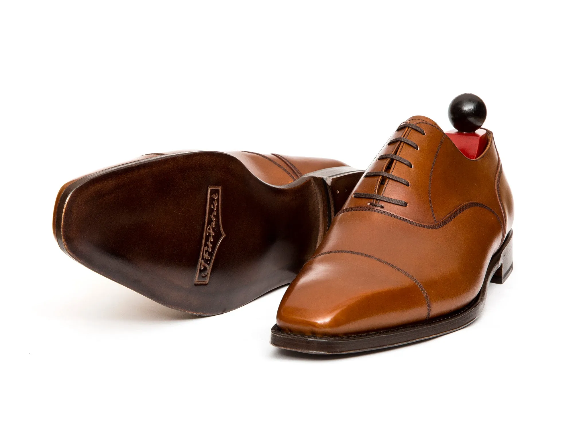 Magnolia - MTO - Caramel Calf - MGF Last - Single Leather Sole