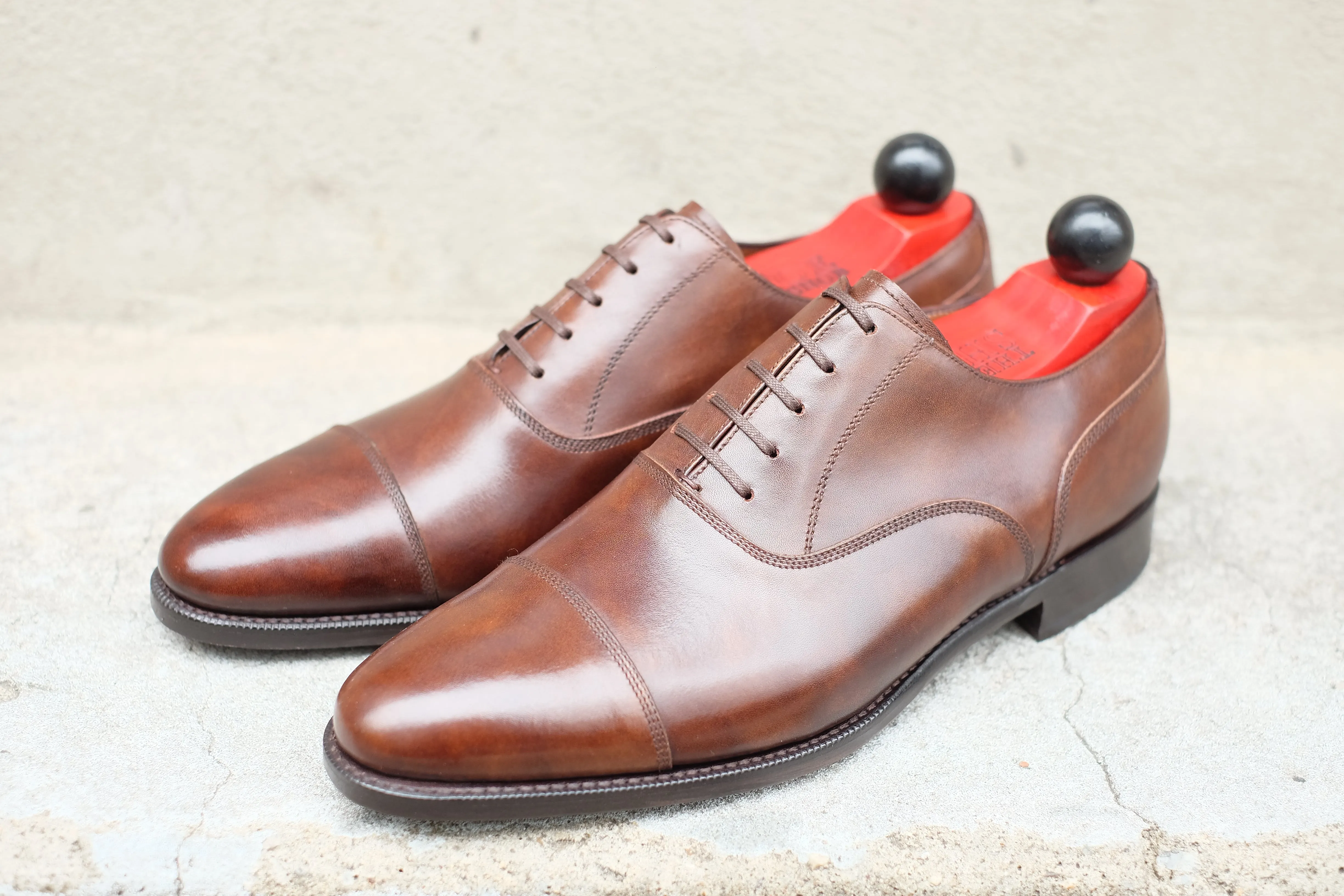 Magnolia - MTO - Copper Museum Calf - TMG Last - Single Leather Sole