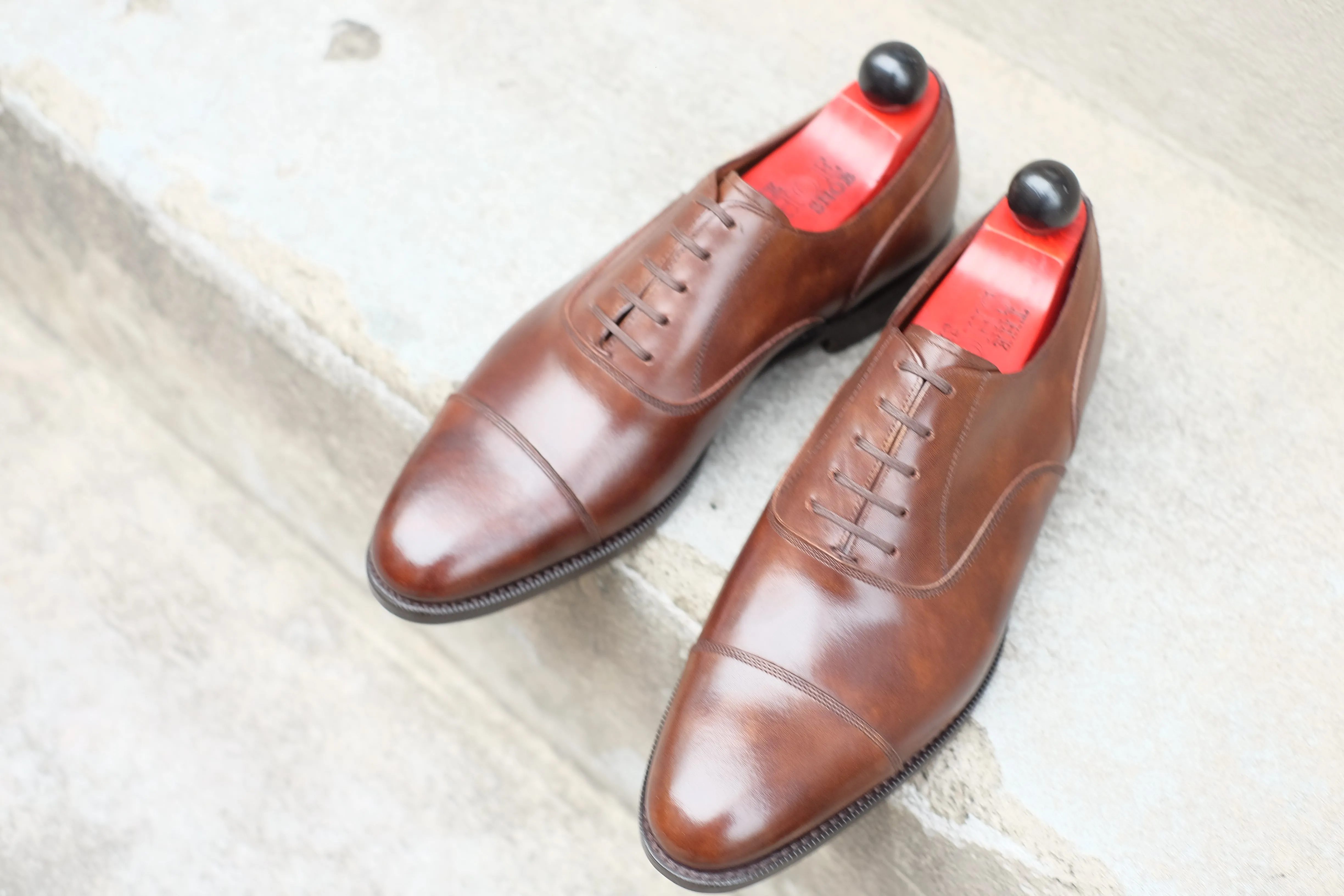 Magnolia - MTO - Copper Museum Calf - TMG Last - Single Leather Sole