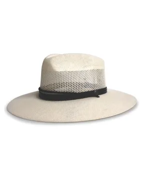 Mens Stetson Lodge Natural Straw Hat