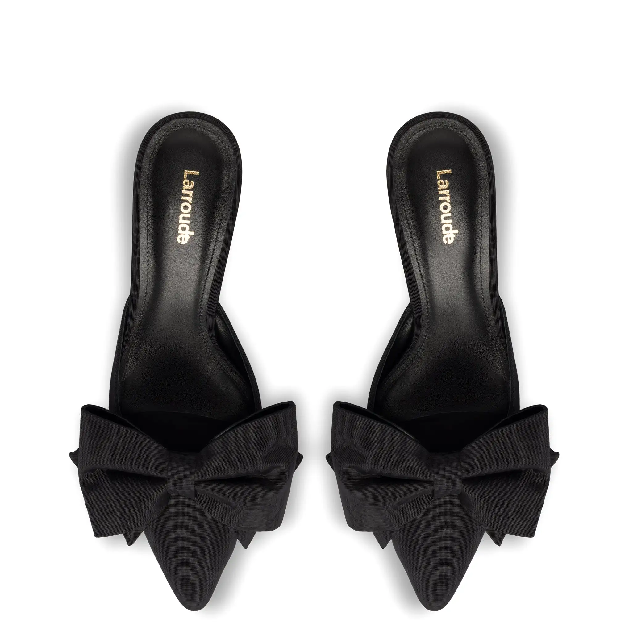 Mini Elle Pump In Black Fabric