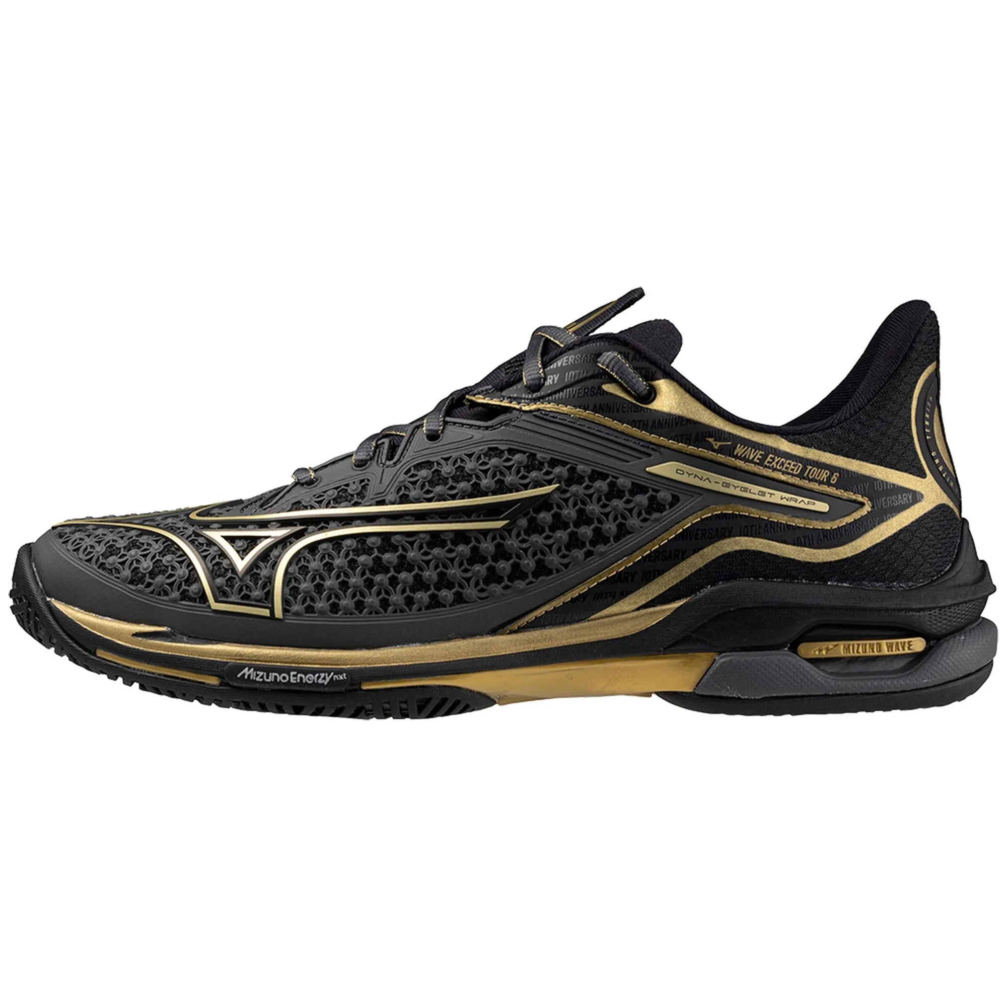 Mizuno Wave Exceed Tour 6 Men tennis shoes Iron Gate/Gold