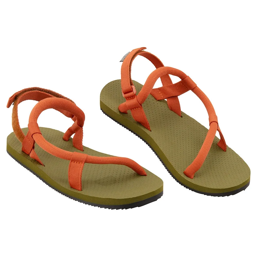 Montbell Lock-On Sandals Unisex - Dark Brown Orange