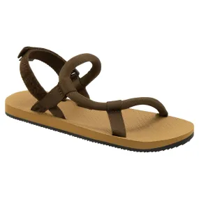 Montbell Lock-On Sandals Unisex - Dark Brown Orange