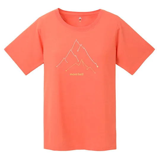 Montbell Women's WICKRON TEE PEAK