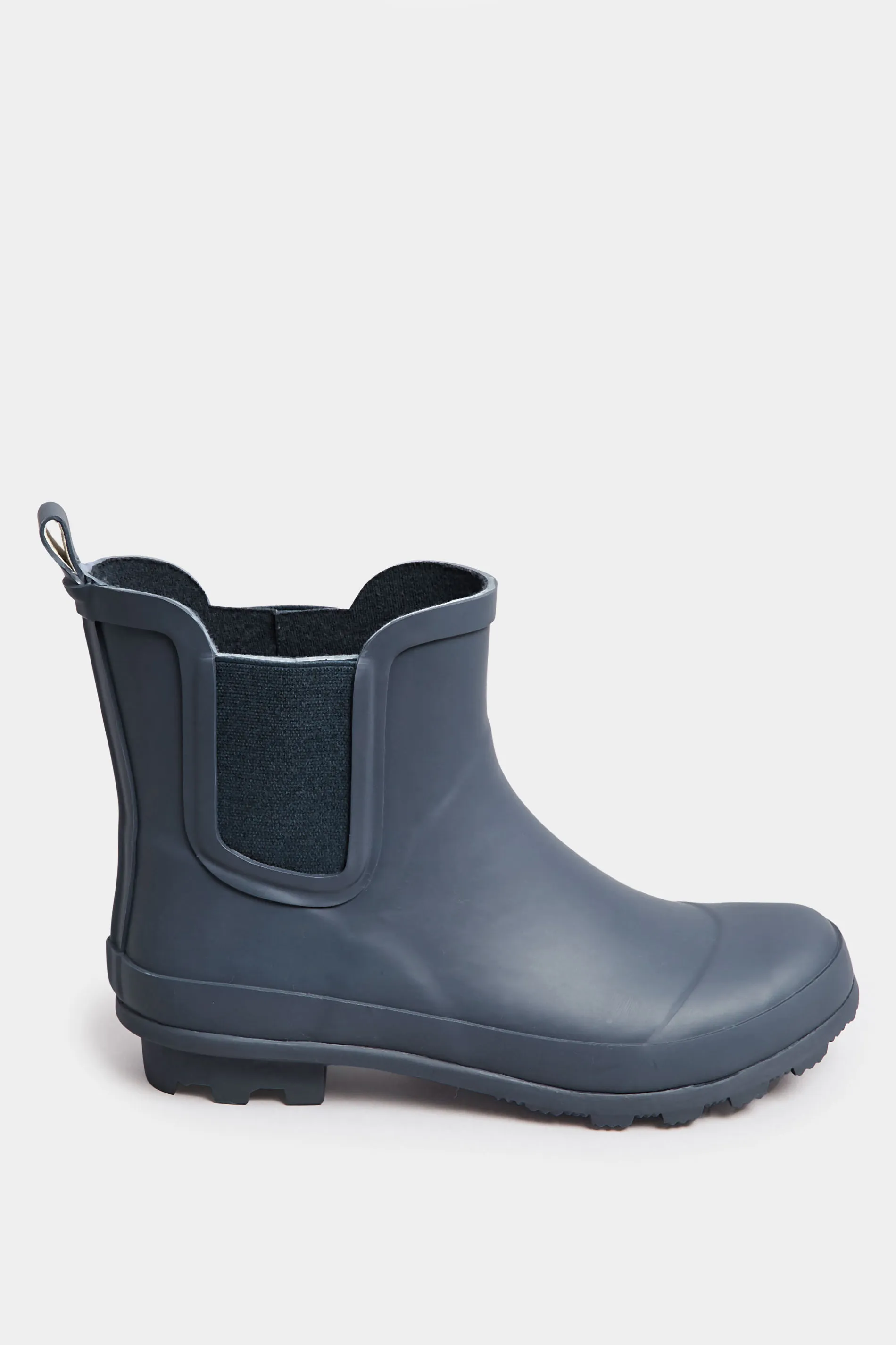 Navy Blue Chelsea Wellies In Wide E Fit