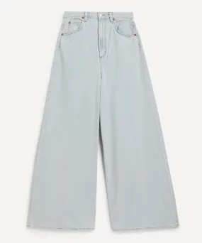 Nolan High-Rise Gaucho Leg Jeans in Balloon