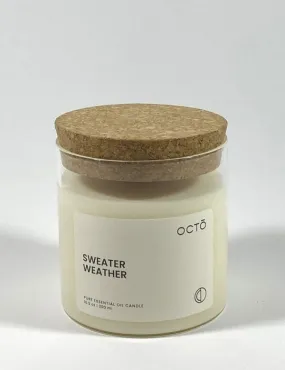 Octo Sweater Weather Wood Wick Candle