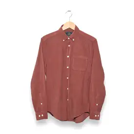 Portuguese Flannel Cord Button Down bordeaux