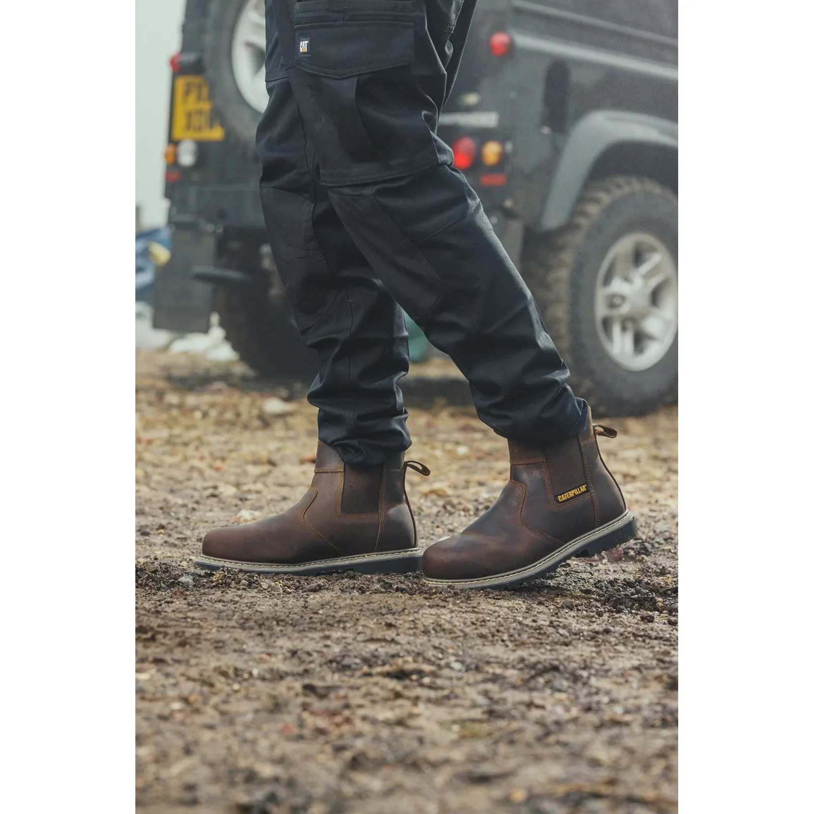 Powerplant Dealer Safety Boot SB Brown