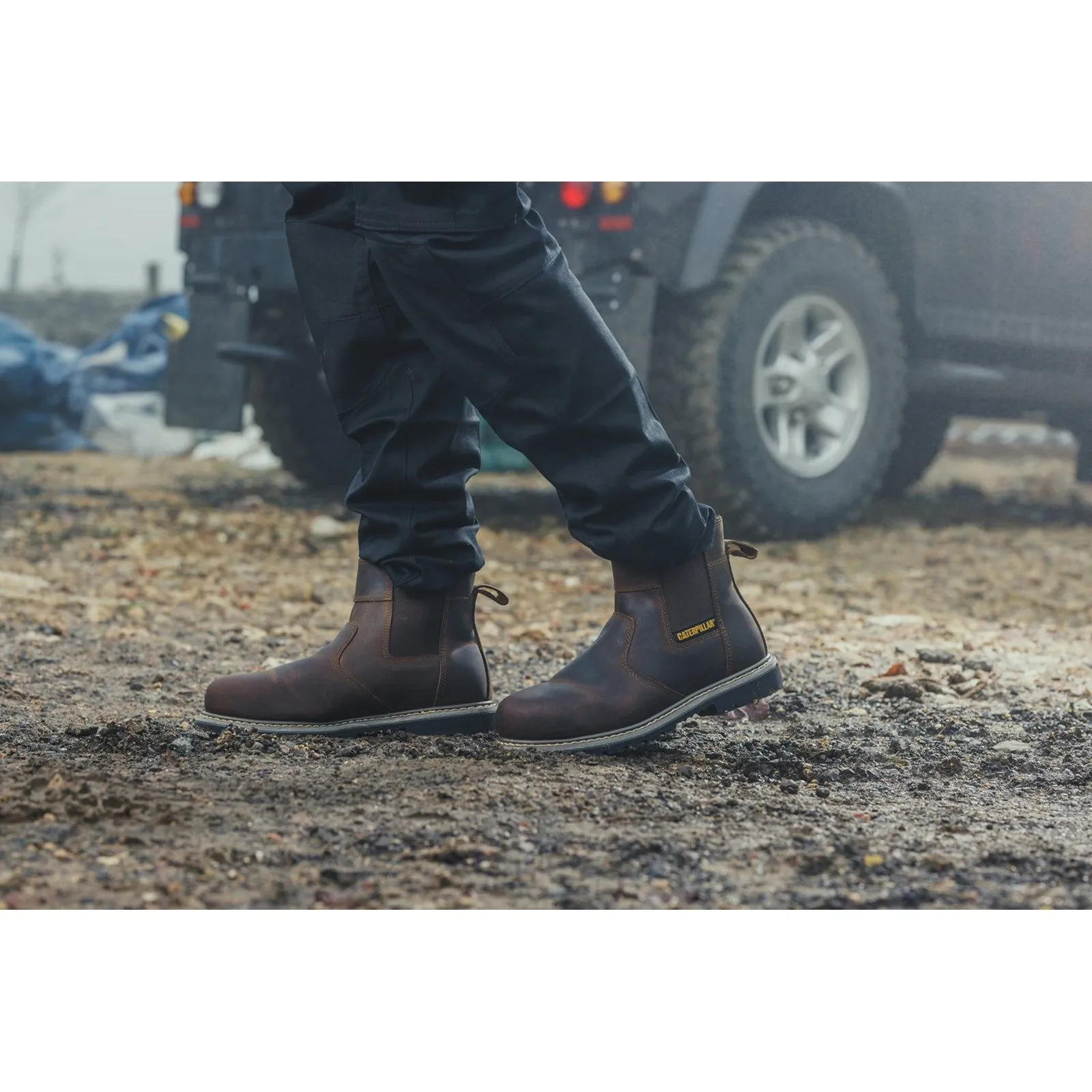 Powerplant Dealer Safety Boot SB Brown