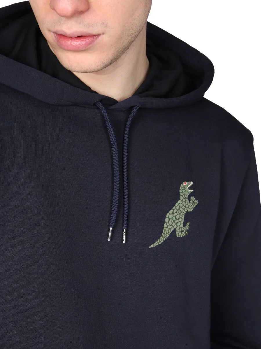 PS Paul Smith Printed Drawstring Hoodie