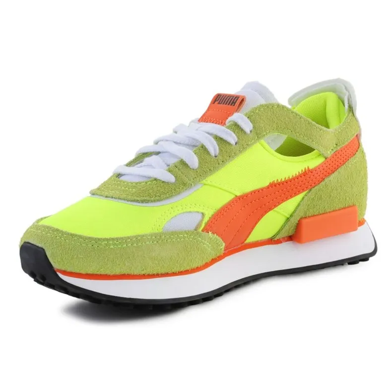 Puma future rider cut-out vintage shoes W 384861-01 yellow