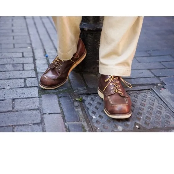 Red Wing Shoes Mens 8138 Heritage Moc Toe Boot in Briar Oil Slick Leather