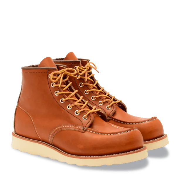 Red Wing Shoes Mens 875 Heritage Moc Toe Boot in Oro Legacy Leather