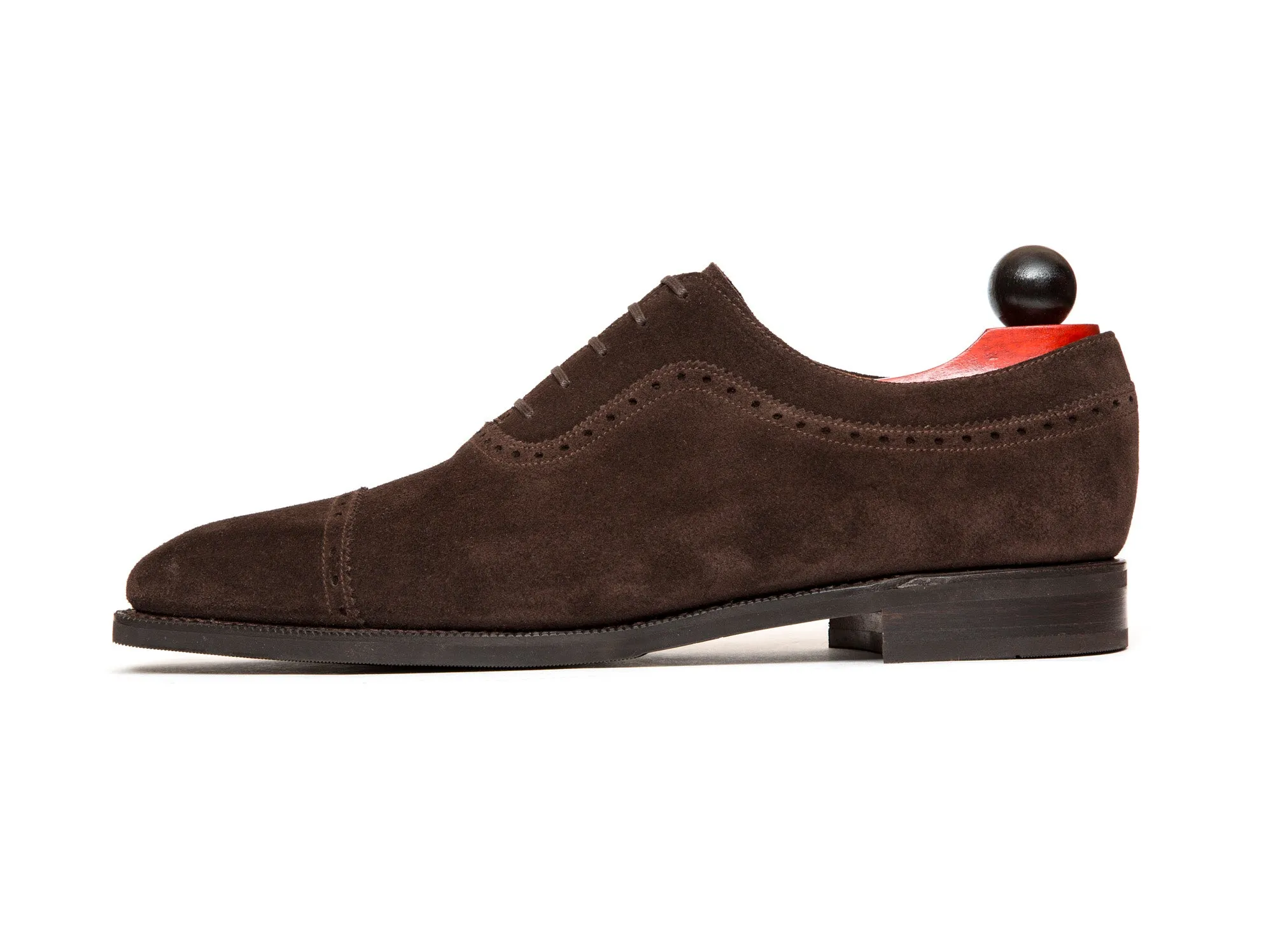 Riviera - MTO - Bitter Chocolate Suede - MGF Last - City Rubber Sole