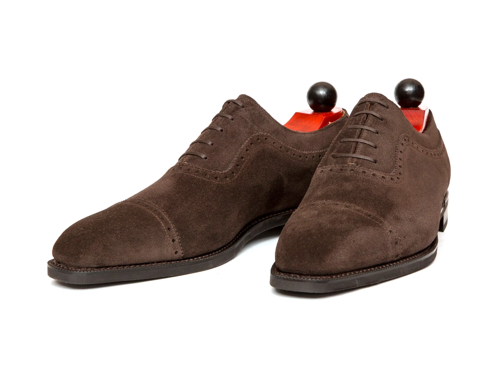 Riviera - MTO - Bitter Chocolate Suede - MGF Last - City Rubber Sole