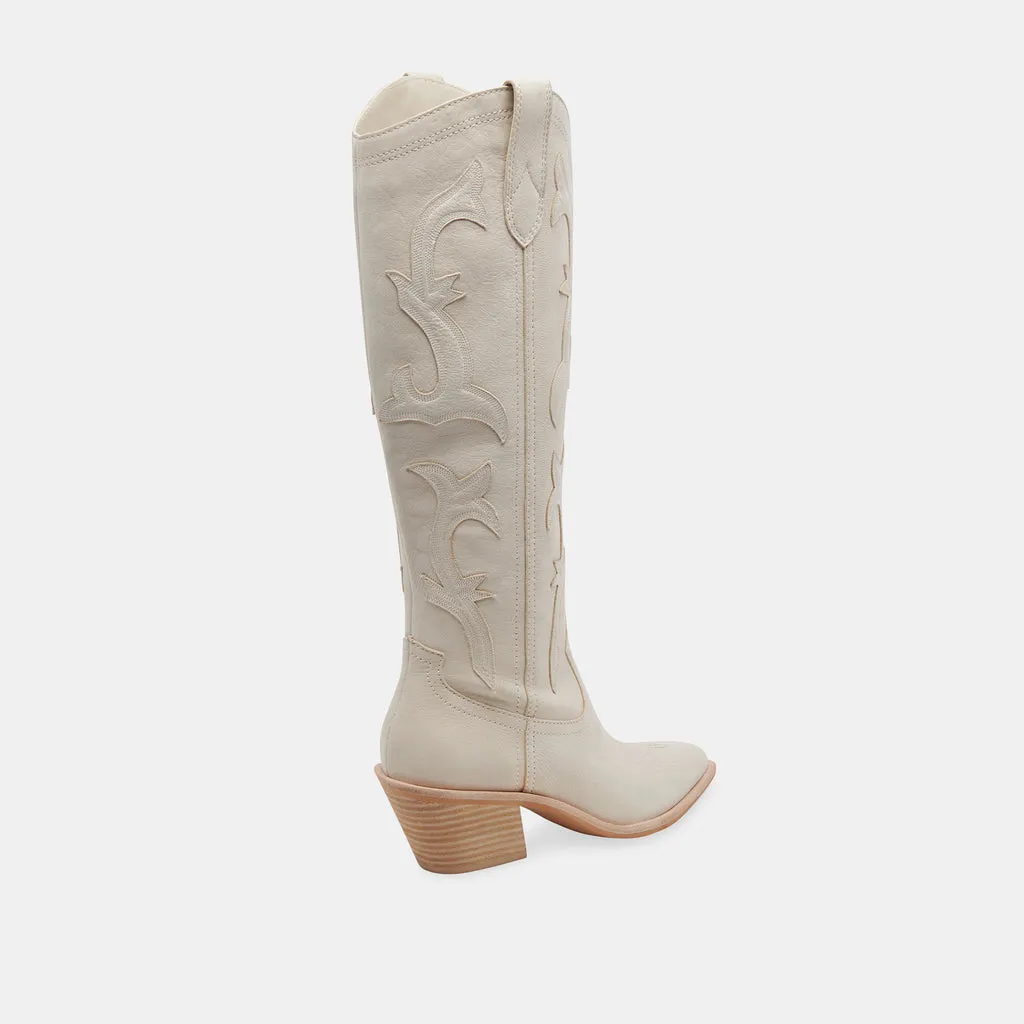 SAMARE BOOTS IVORY NUBUCK– Dolce Vita 6971241627714