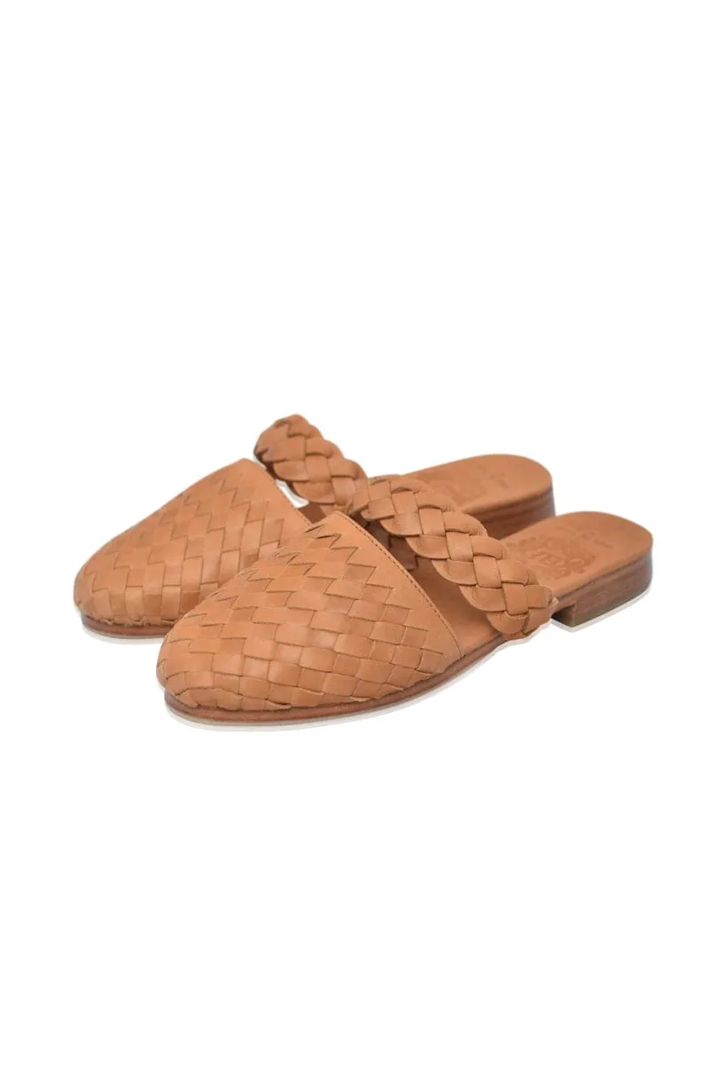 Sea Escape Slide Sandals in Light Tan