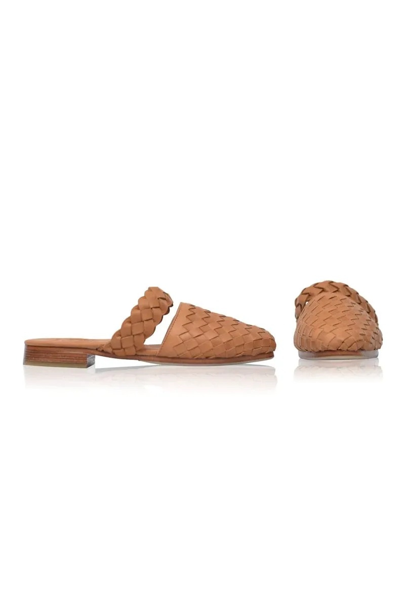 Sea Escape Slide Sandals in Light Tan