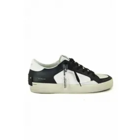 SNEAKERS UOMO IN PELLE, NERO