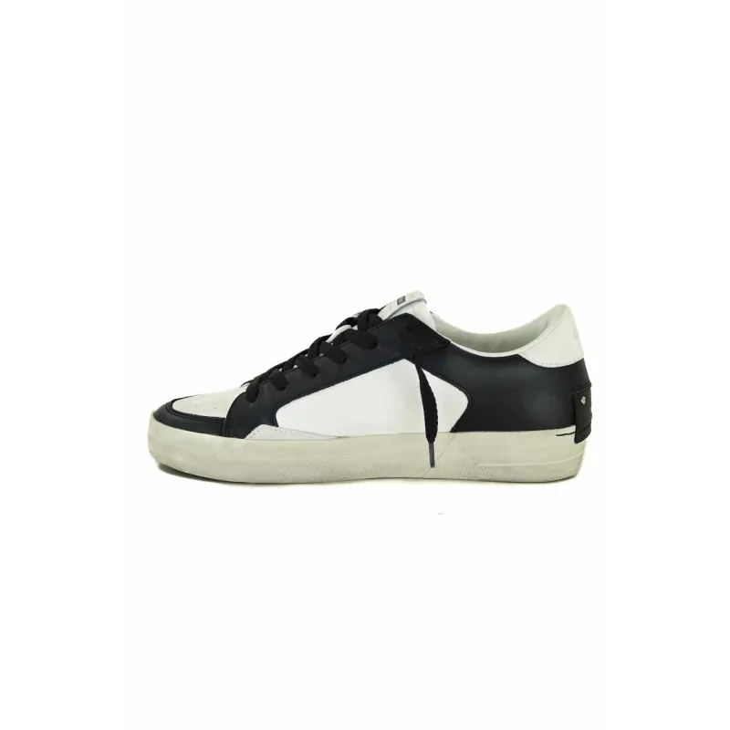 SNEAKERS UOMO IN PELLE, NERO