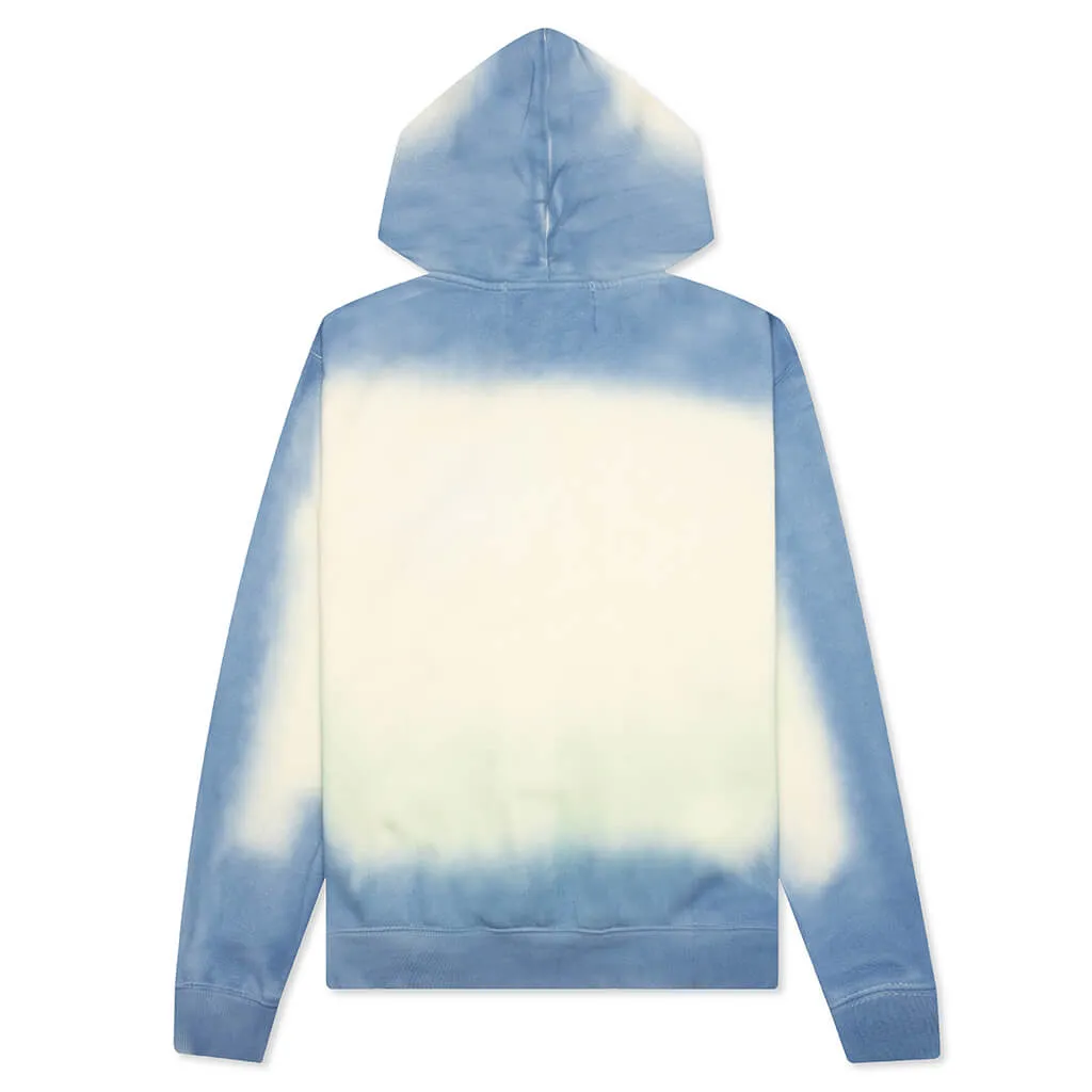 Spray Dyed Hoodie - Birch Blue Green