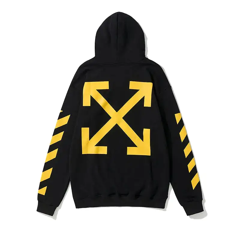 Sweatshirt clothing off high quality printed pullover whit streetwear men's hoodie oversize cotton breathable hoodie for men