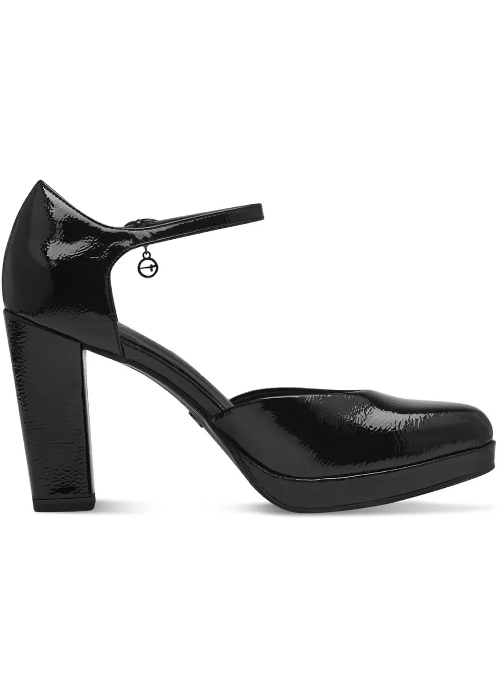 Tamaris Maila Patent Vegan 50's Pumps Black