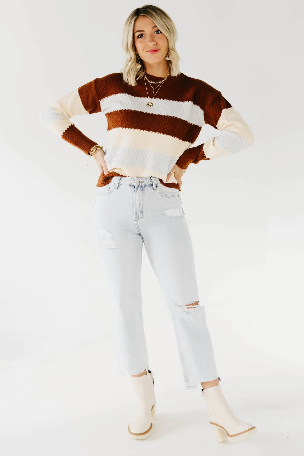 The Ginny Colorblock Sweater