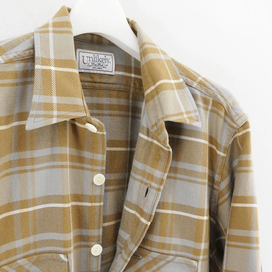 【Unlikely/アンライクリー】Unlikely Elbow Patch Flannel Work Shirts U23F-11-0002