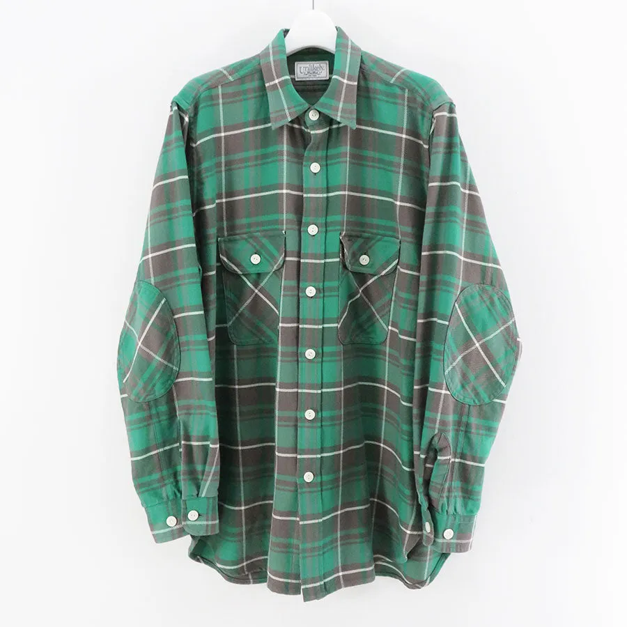 【Unlikely/アンライクリー】Unlikely Elbow Patch Flannel Work Shirts U23F-11-0002