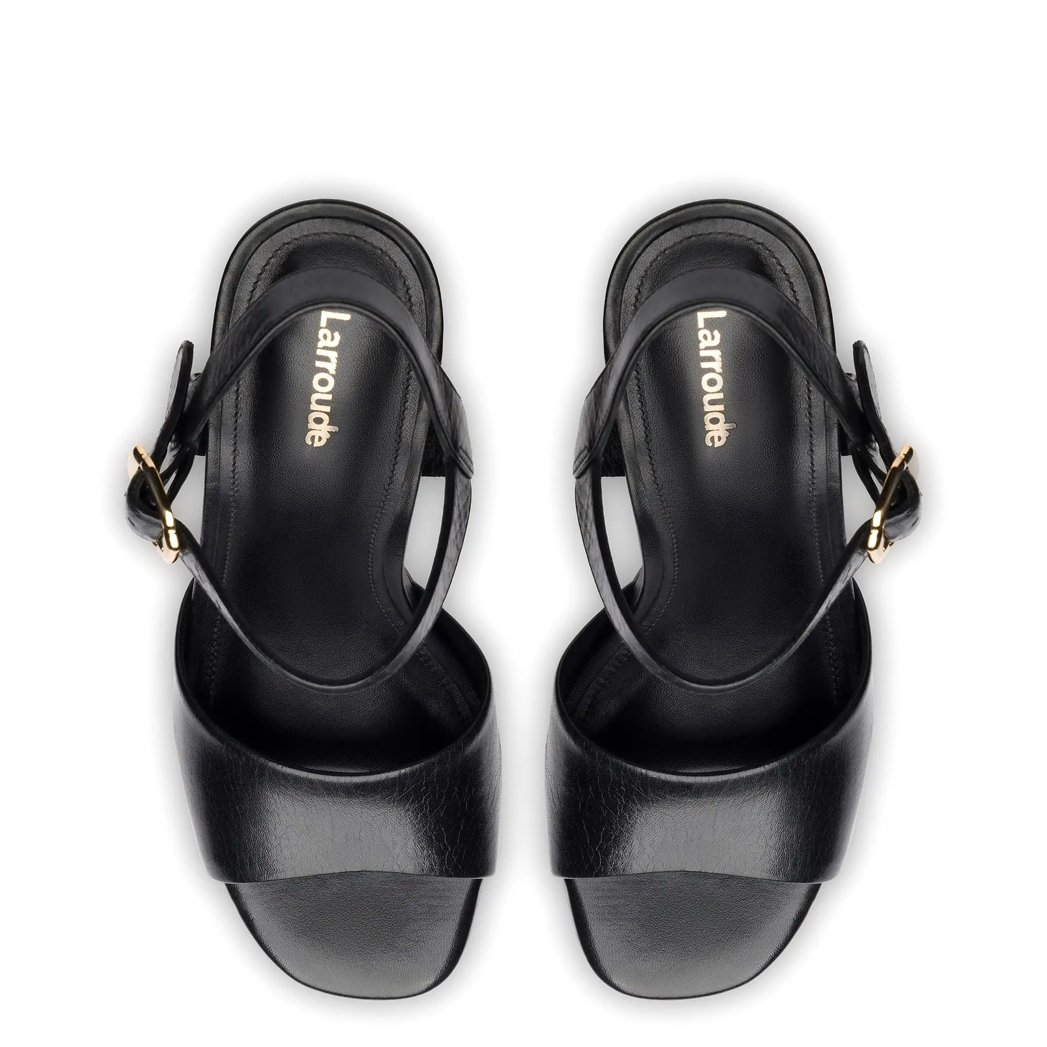 Vanessa Platform Sandal In Black Leather