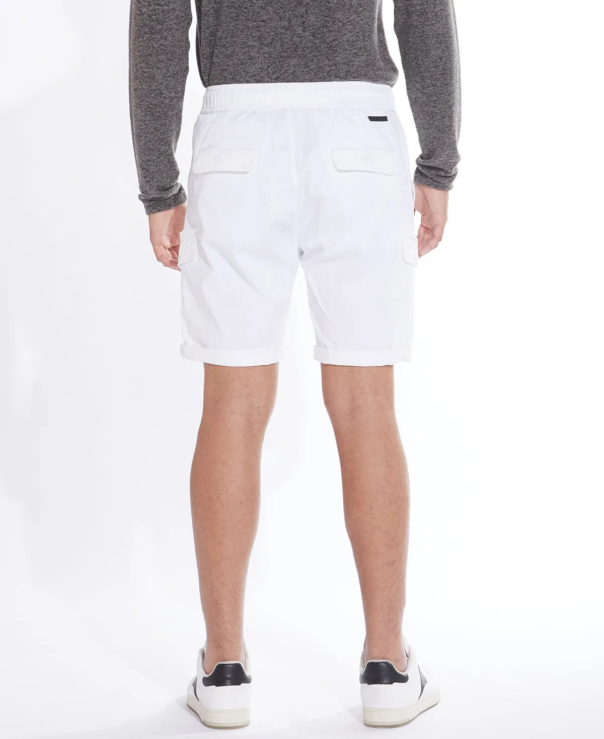 Westy Stretch Cargo Shorts (White)