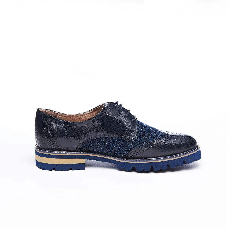 Women's Harris Tweed Brogues [3 Colors]