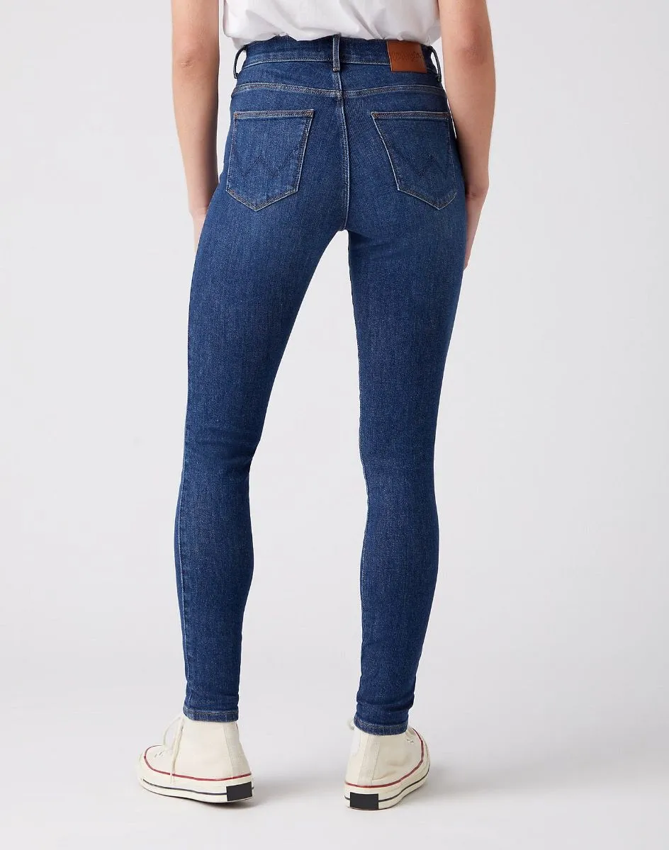 Wrangler High Rise Skinny Stretch Jeans Good News